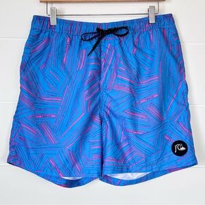 Quiksilver Men's Bamboo Break Volley 17 Swimsuit Board Shorts Size Large